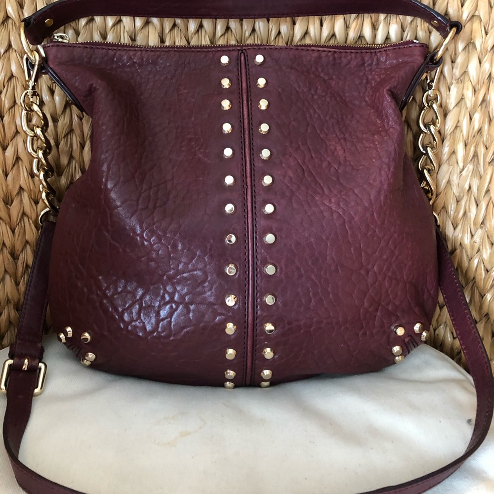 MICHEAL KORS 2-way uptown studded Astor bag